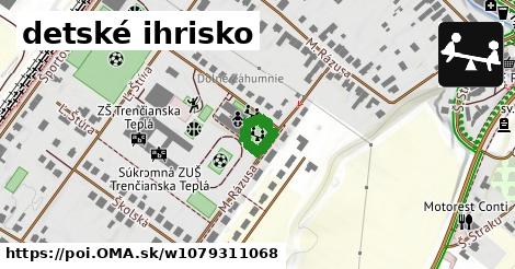 detské ihrisko