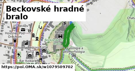 Beckovské hradné bralo