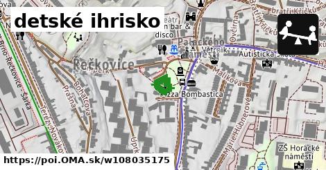 detské ihrisko