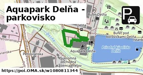 Aquapark Delňa - parkovisko