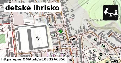 detské ihrisko