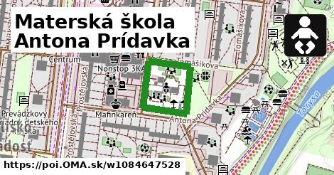 Materská škola Antona Prídavka