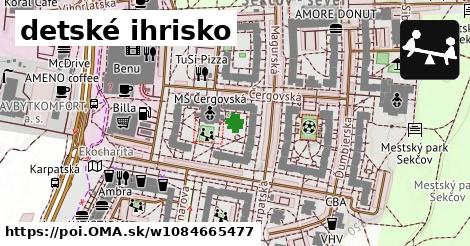 detské ihrisko