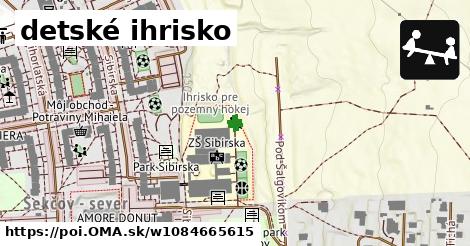 detské ihrisko