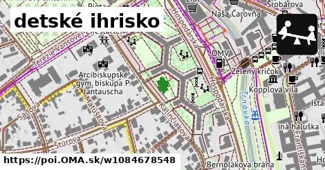 detské ihrisko