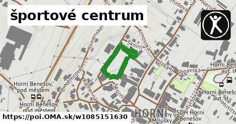 športové centrum