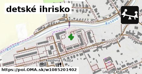 detské ihrisko