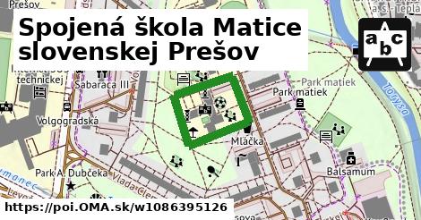 Spojená škola Matice slovenskej Prešov