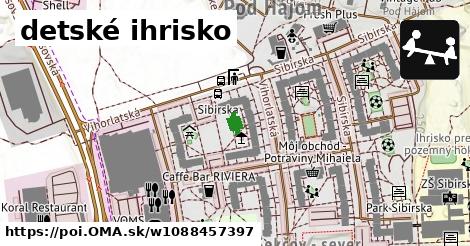 detské ihrisko