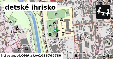 detské ihrisko