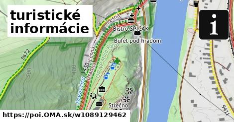 turistické informácie