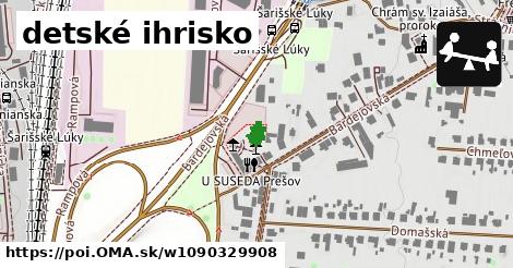 detské ihrisko