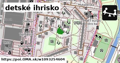 detské ihrisko