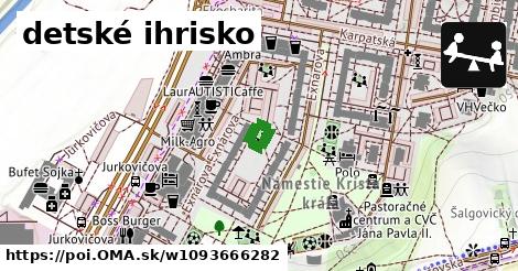 detské ihrisko