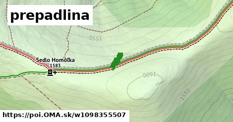 prepadlina