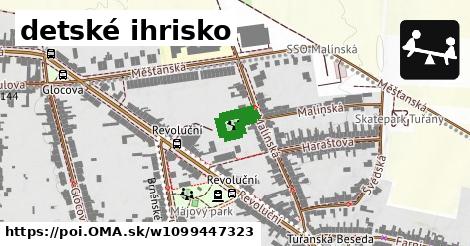 detské ihrisko