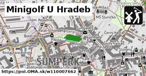 Minigolf U Hradeb