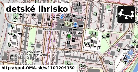 detské ihrisko