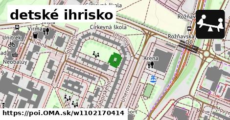 detské ihrisko