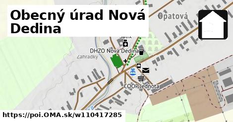Obecný úrad Nová Dedina