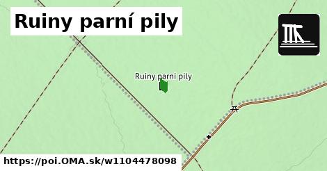 Ruiny parní pily