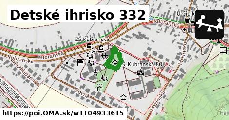 Detské ihrisko 332