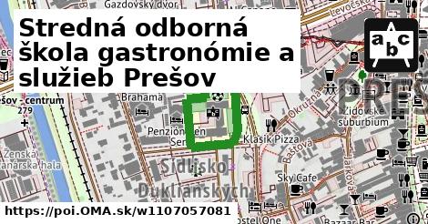 Stredná odborná škola gastronómie a služieb Prešov