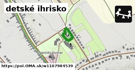 detské ihrisko