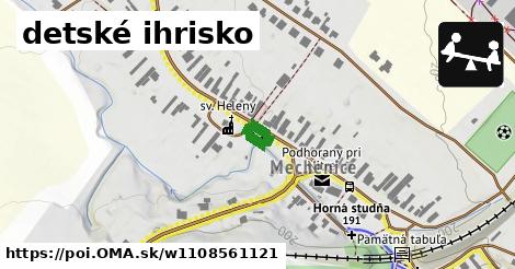 detské ihrisko