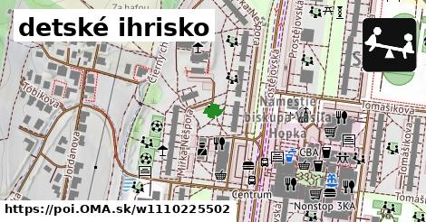 detské ihrisko