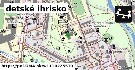 detské ihrisko