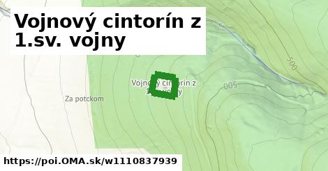 Vojnový cintorín z 1.sv. vojny