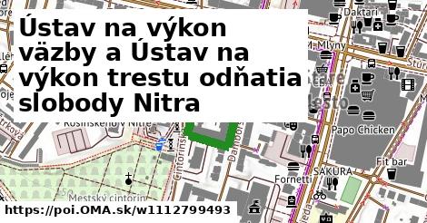 Ústav na výkon väzby a Ústav na výkon trestu odňatia slobody Nitra