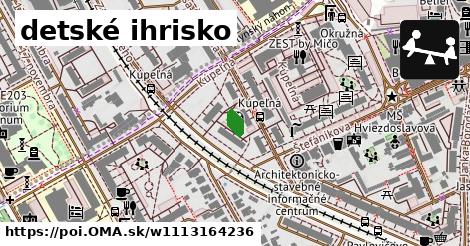 detské ihrisko