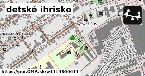 detské ihrisko