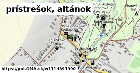 prístrešok, altánok