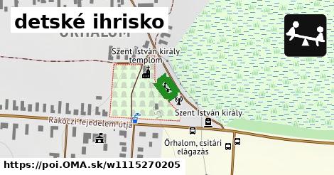 detské ihrisko