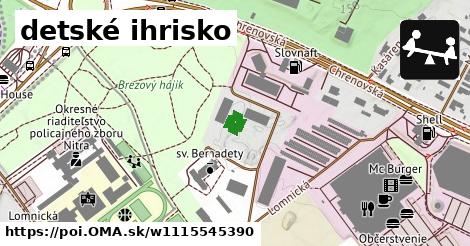 detské ihrisko