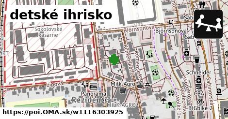 detské ihrisko