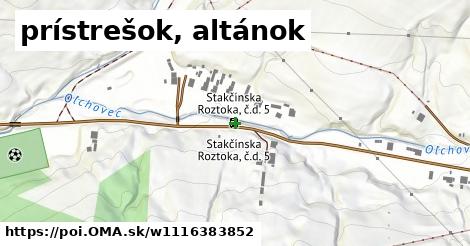 prístrešok, altánok