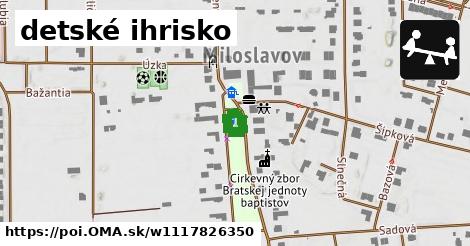 detské ihrisko