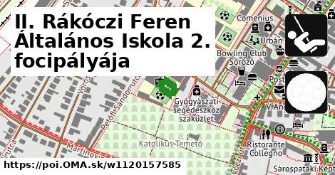 II. Rákóczi Feren Általános Iskola 2. focipályája