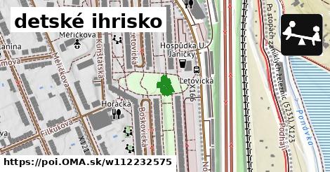 detské ihrisko