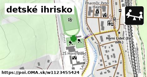 detské ihrisko