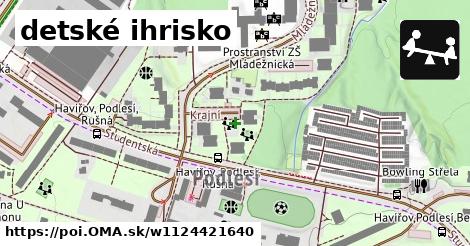 detské ihrisko