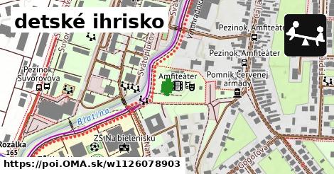 detské ihrisko