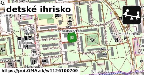 detské ihrisko