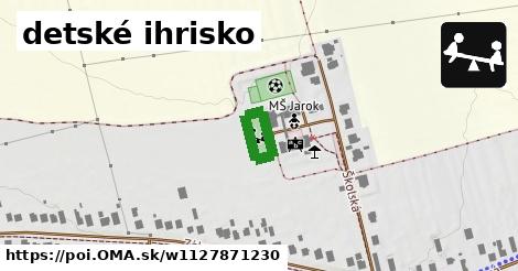 detské ihrisko