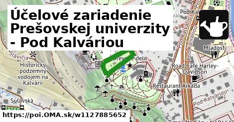 Účelové zariadenie Prešovskej univerzity - Pod Kalváriou