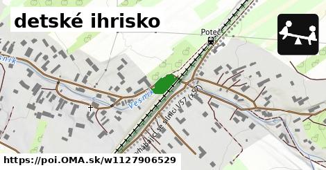 detské ihrisko